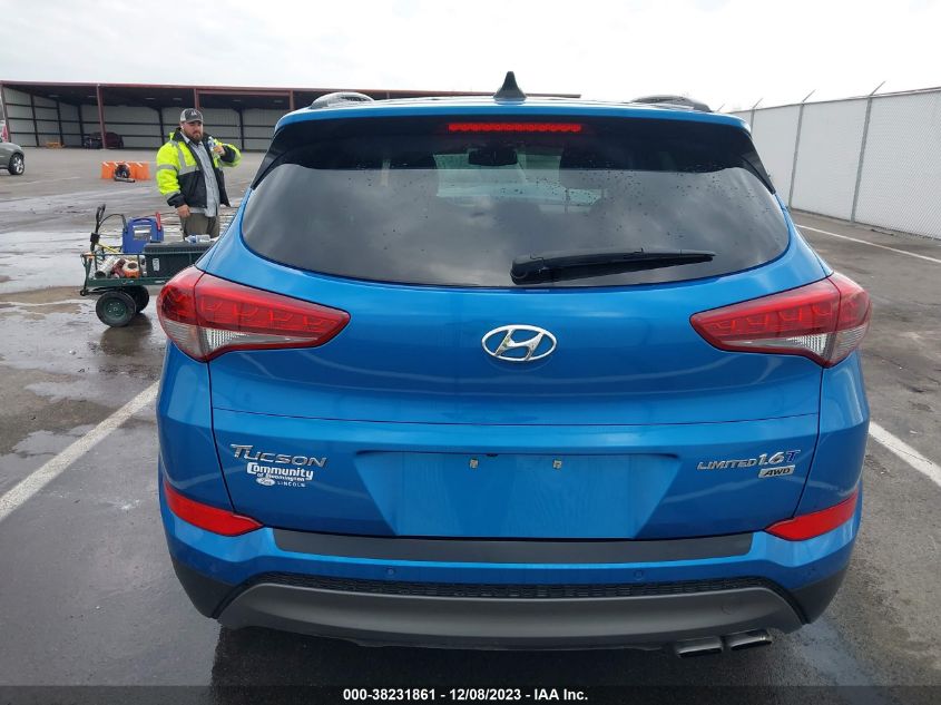 2016 HYUNDAI TUCSON LIMITED/SPORT AND ECO/SE - KM8J3CA26GU116394