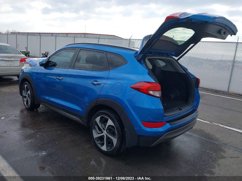 2016 HYUNDAI TUCSON LIMITED/SPORT AND ECO/SE - KM8J3CA26GU116394