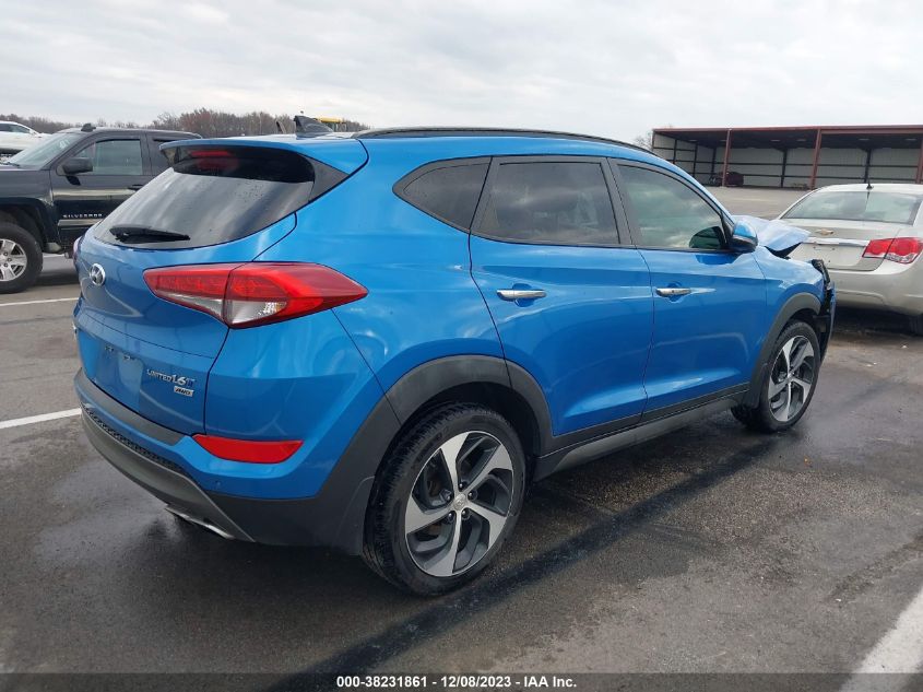 2016 HYUNDAI TUCSON LIMITED/SPORT AND ECO/SE - KM8J3CA26GU116394
