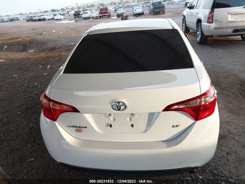 2019 TOYOTA COROLLA LE - 2T1BURHE9KC221624