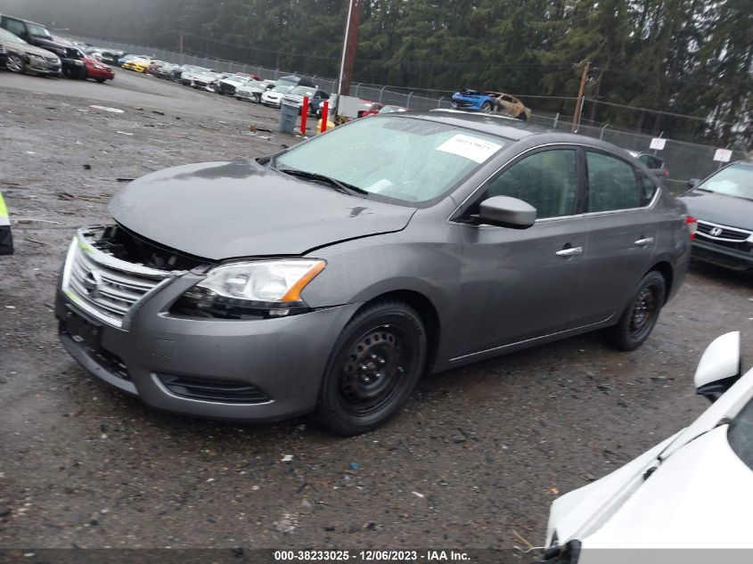 2015 NISSAN SENTRA S/SV/SR/SL - 3N1AB7AP9FY212853