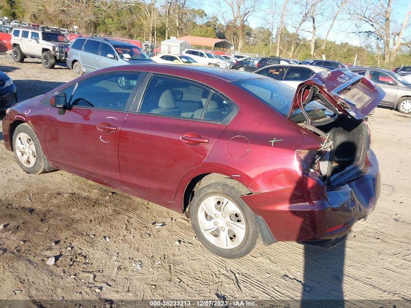 2015 HONDA CIVIC LX - 19XFB2F5XFE120939