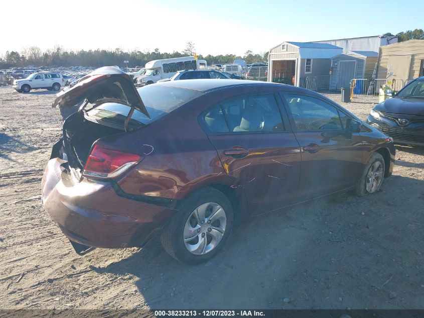 2015 HONDA CIVIC LX - 19XFB2F5XFE120939
