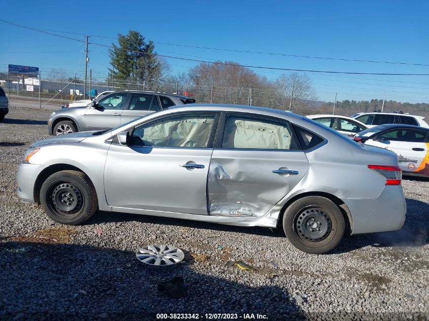 2015 NISSAN SENTRA FE+ S/S/SL/SR/SV - 3N1AB7AP8FL666508