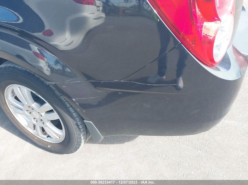 2013 CHEVROLET SONIC LT - 1G1JC5SHXD4107284