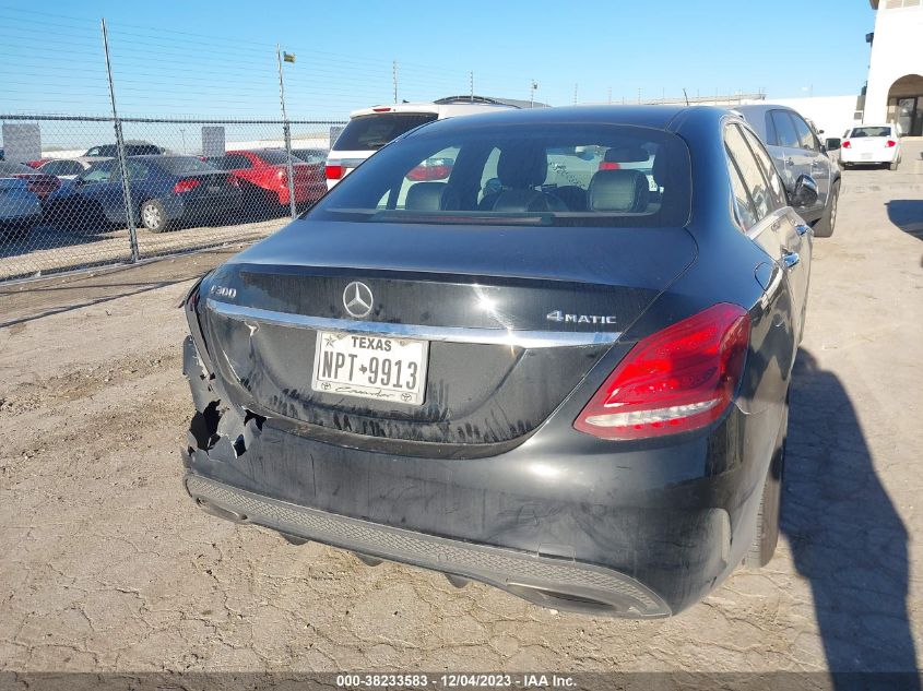 2015 MERCEDES-BENZ C 300 SPORT 4MATIC/LUXURY 4MATIC/4MATIC - 55SWF4KB5FU040761