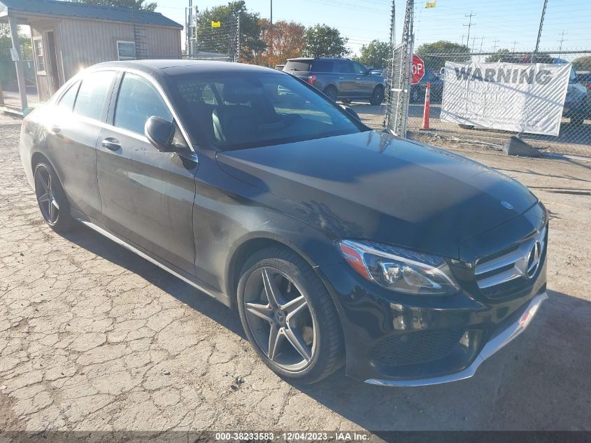 2015 MERCEDES-BENZ C 300 SPORT 4MATIC/LUXURY 4MATIC/4MATIC - 55SWF4KB5FU040761