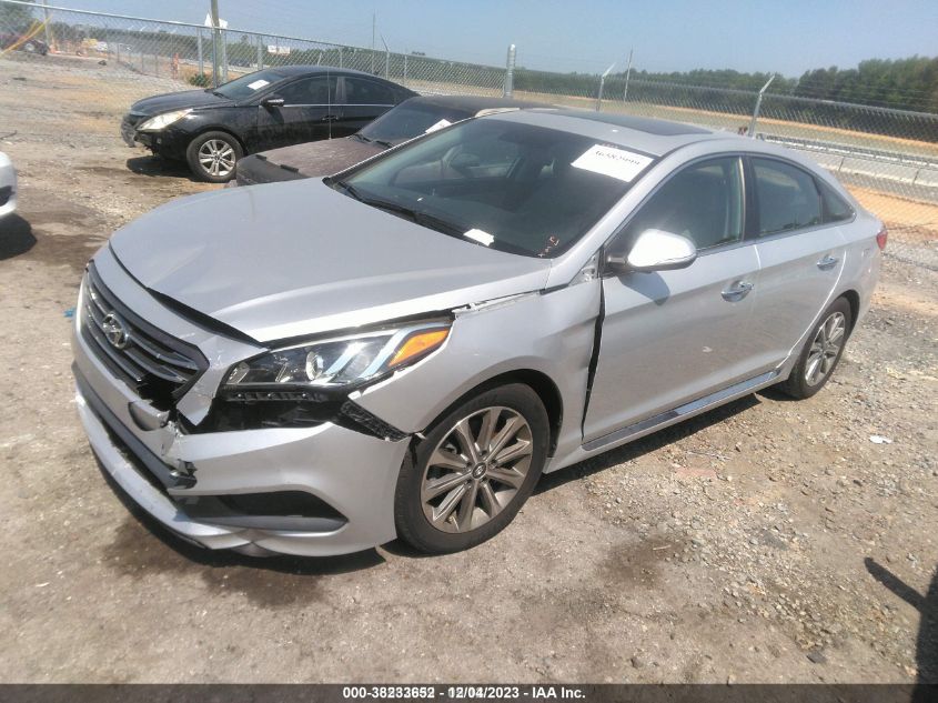 2016 HYUNDAI SONATA 2.4L LIMITED - 5NPE34AF0GH382017