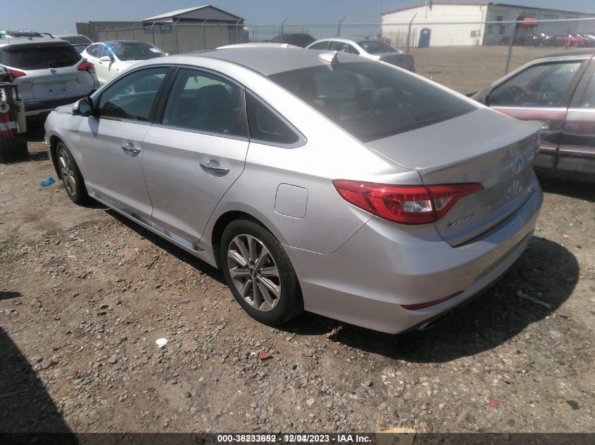 2016 HYUNDAI SONATA 2.4L LIMITED - 5NPE34AF0GH382017