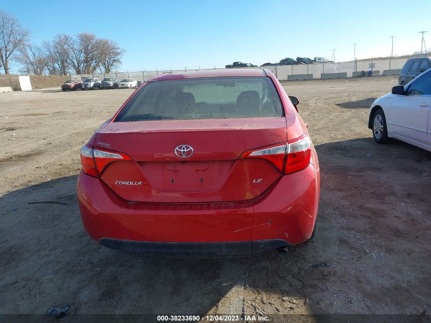 2014 TOYOTA COROLLA LE - 5YFBURHE7EP012516