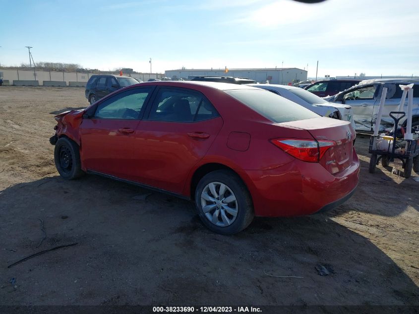 2014 TOYOTA COROLLA LE - 5YFBURHE7EP012516