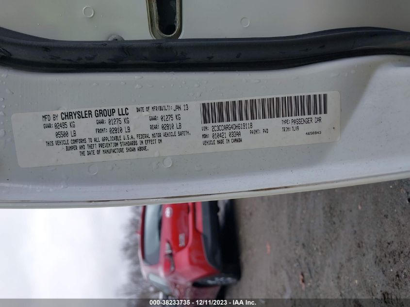 2013 CHRYSLER 300 - 2C3CCARG4DH619118