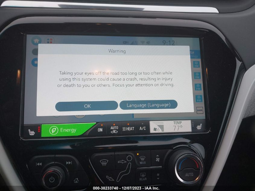 2020 CHEVROLET BOLT EV LT - 1G1FY6S01L4110919