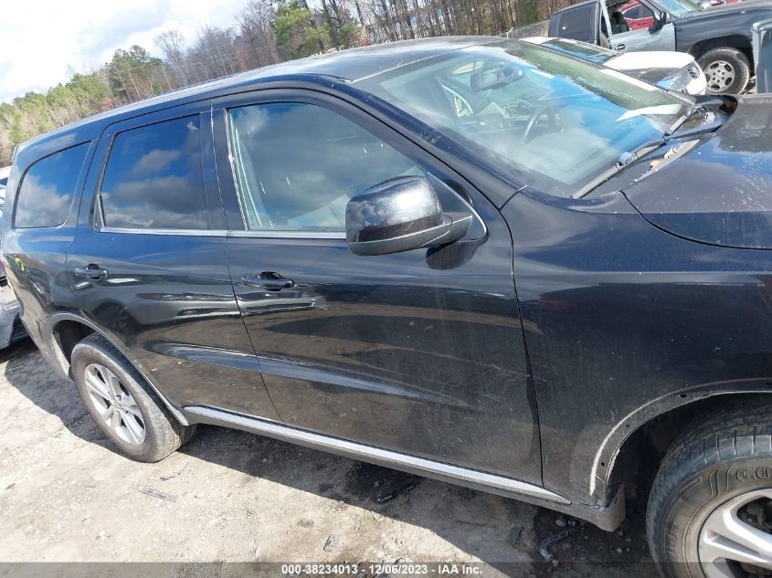 2013 DODGE DURANGO SXT - 1C4RDJAG7DC512517