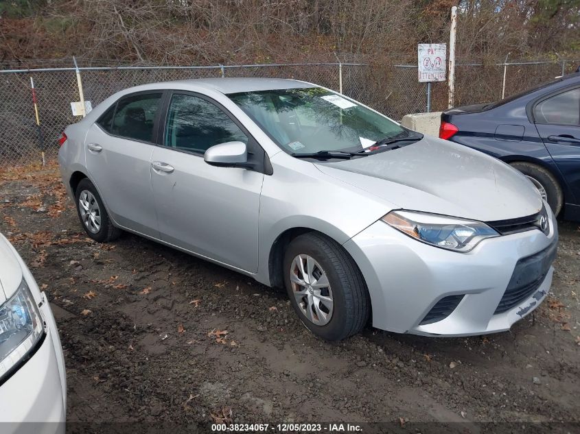 2015 TOYOTA COROLLA L/LE/LE PLS/PRM/S/S PLS - 2T1BURHE2FC246192