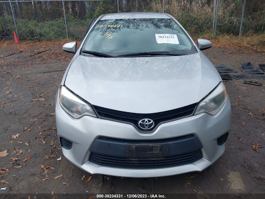 2014 TOYOTA COROLLA L/LE/LE PLS/PRM/S/S PLS - 2T1BURHE5EC076439