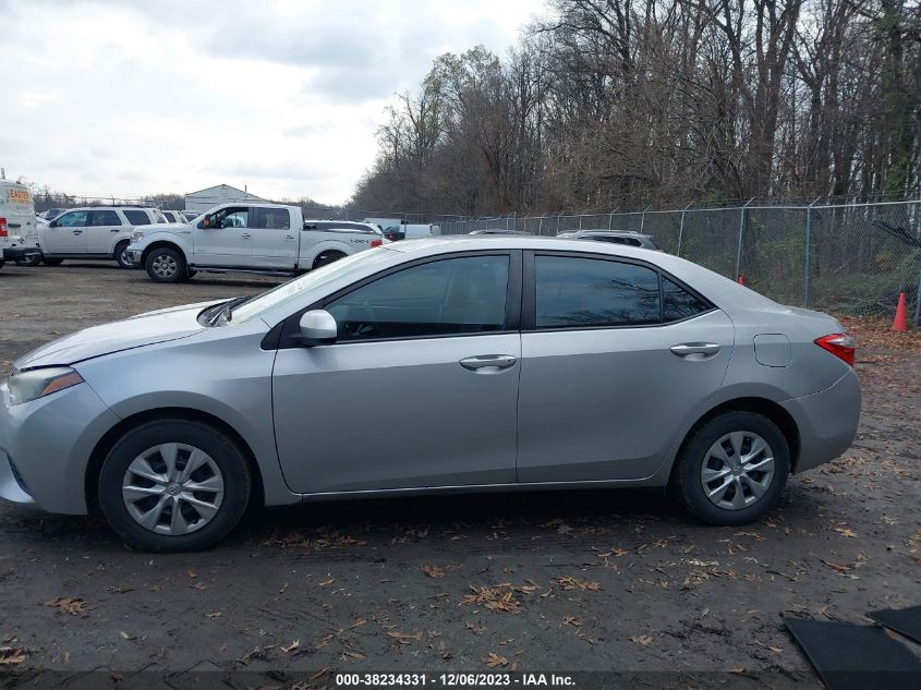 2014 TOYOTA COROLLA L/LE/LE PLS/PRM/S/S PLS - 2T1BURHE5EC076439