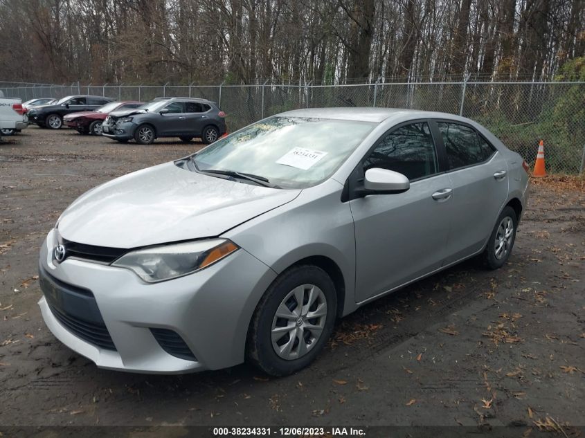 2014 TOYOTA COROLLA L/LE/LE PLS/PRM/S/S PLS - 2T1BURHE5EC076439