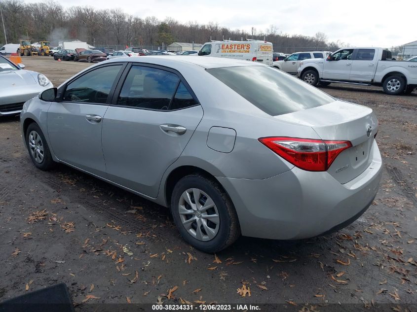 2014 TOYOTA COROLLA L/LE/LE PLS/PRM/S/S PLS - 2T1BURHE5EC076439