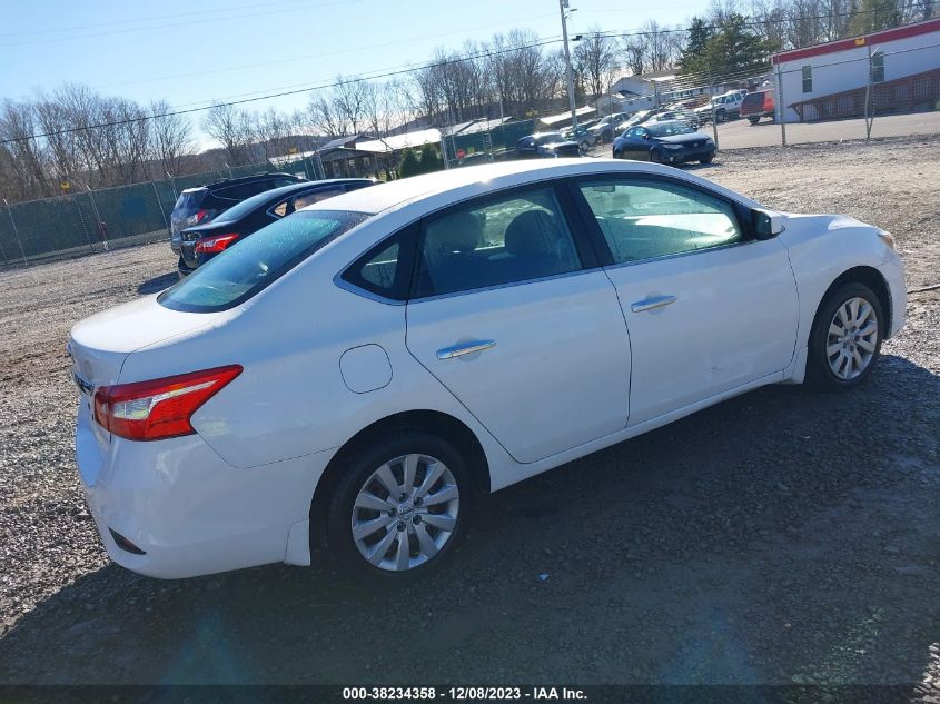 2016 NISSAN SENTRA S - 3N1AB7AP9GY296996