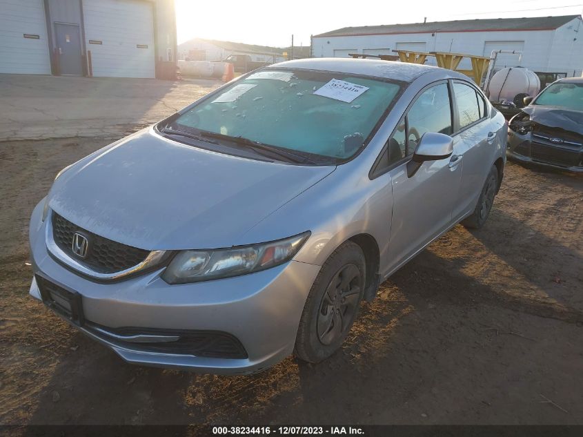 2013 HONDA CIVIC LX - 19XFB2F51DE029362
