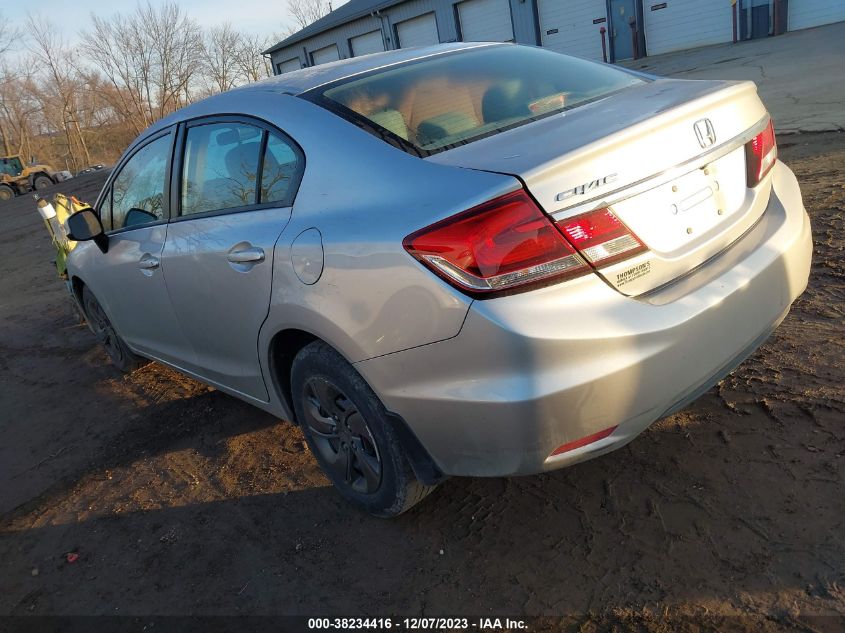 2013 HONDA CIVIC LX - 19XFB2F51DE029362