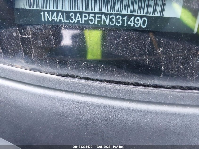 2015 NISSAN ALTIMA 2.5/S/SV/SL - 1N4AL3AP5FN331490