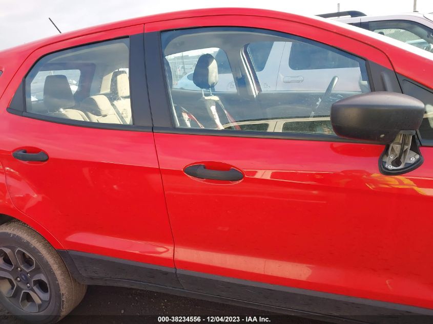 2021 FORD ECOSPORT S - MAJ3S2FE9MC412353