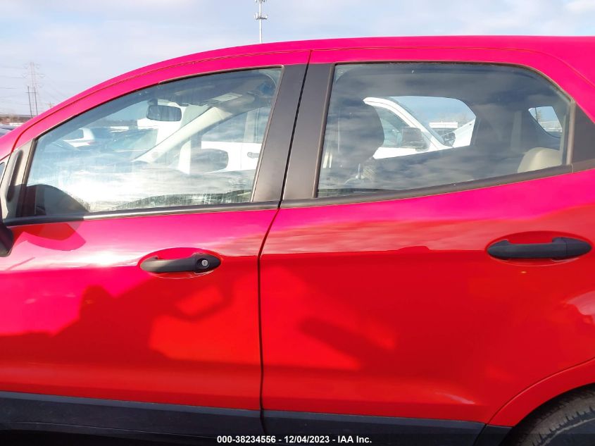2021 FORD ECOSPORT S - MAJ3S2FE9MC412353