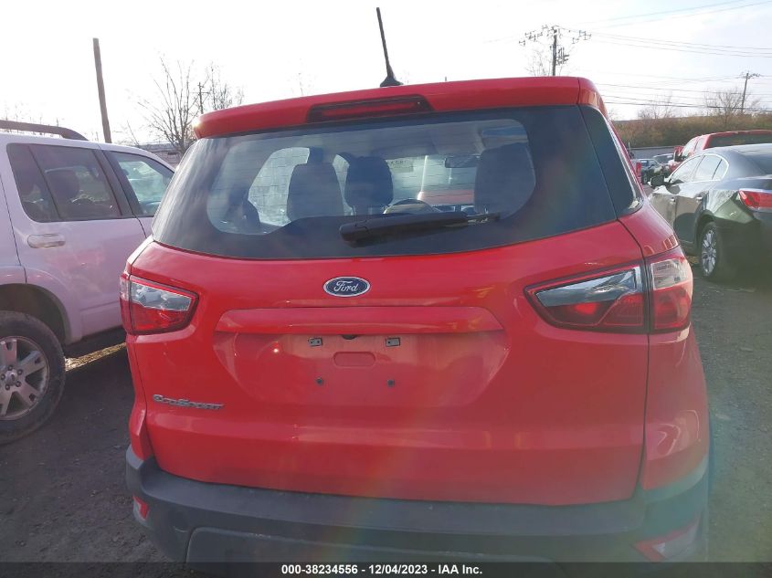 2021 FORD ECOSPORT S - MAJ3S2FE9MC412353