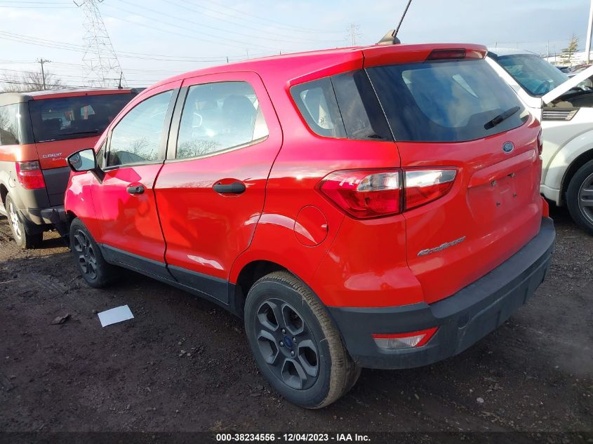 2021 FORD ECOSPORT S - MAJ3S2FE9MC412353