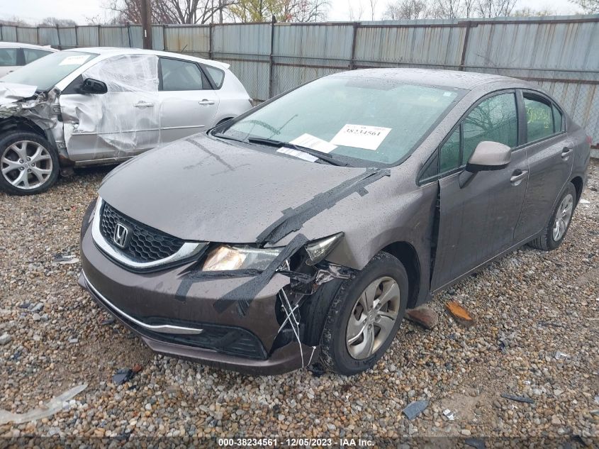 2013 HONDA CIVIC LX - 19XFB2F53DE244743