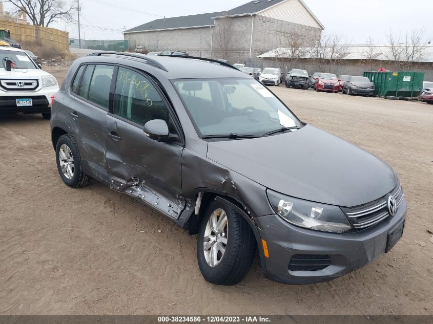 2015 VOLKSWAGEN TIGUAN S - WVGBV7AX9FW500853