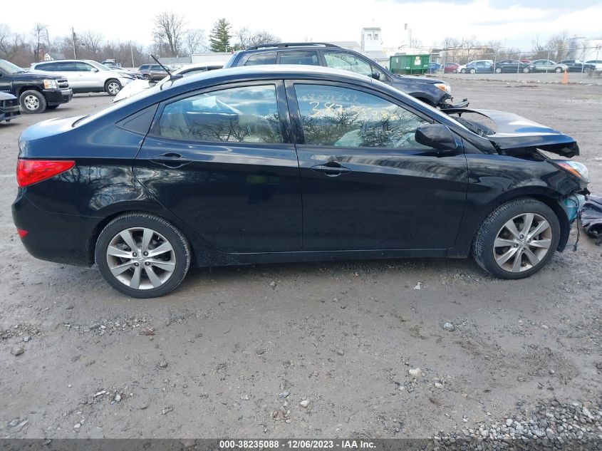 2013 HYUNDAI ACCENT GLS - KMHCU4AE4DU338143