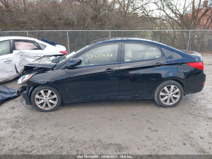 2013 HYUNDAI ACCENT GLS - KMHCU4AE4DU338143