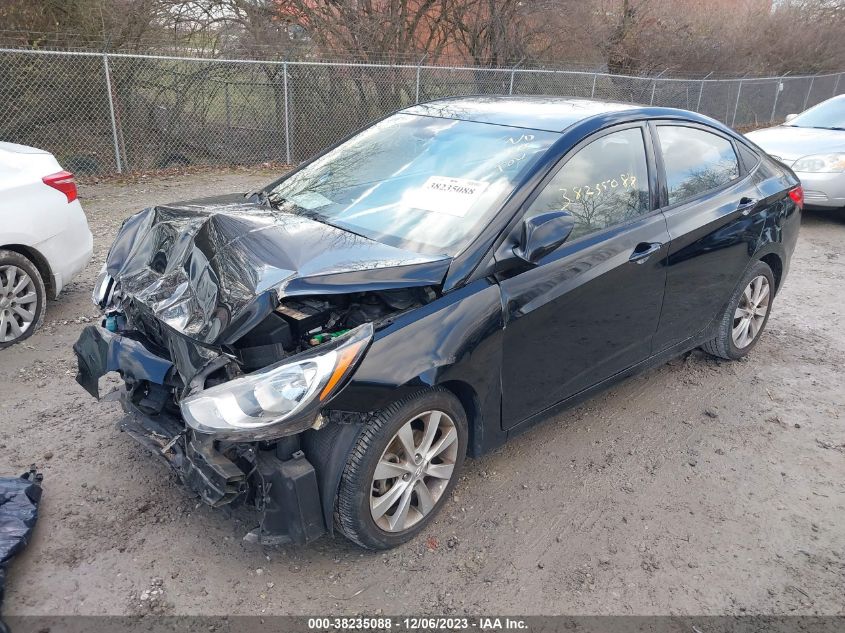 2013 HYUNDAI ACCENT GLS - KMHCU4AE4DU338143