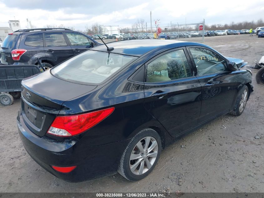 2013 HYUNDAI ACCENT GLS - KMHCU4AE4DU338143