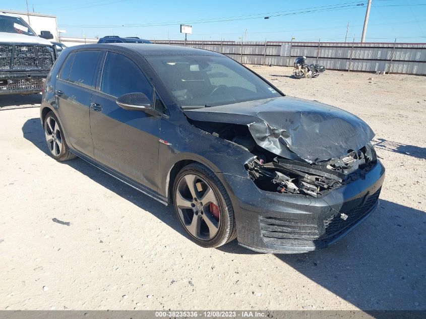 2016 VOLKSWAGEN GOLF GTI AUTOBAHN W/PERFORMANCE PACKAGE 4-DOOR - 3VW447AUXGM025668