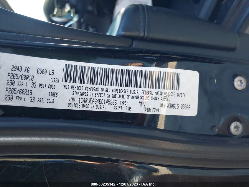 2014 JEEP GRAND CHEROKEE LAREDO - 1C4RJEAG4EC145366