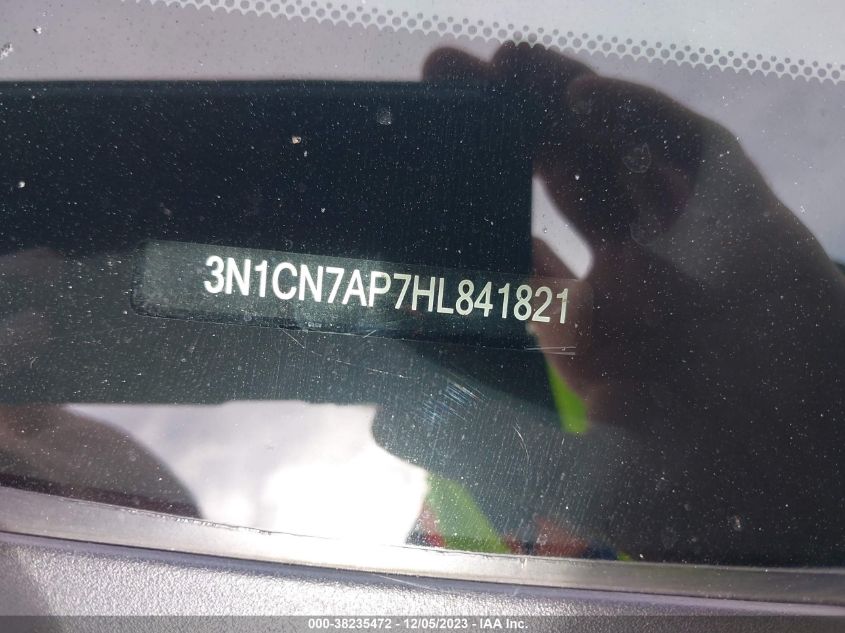 2017 NISSAN VERSA 1.6 SV - 3N1CN7AP7HL841821
