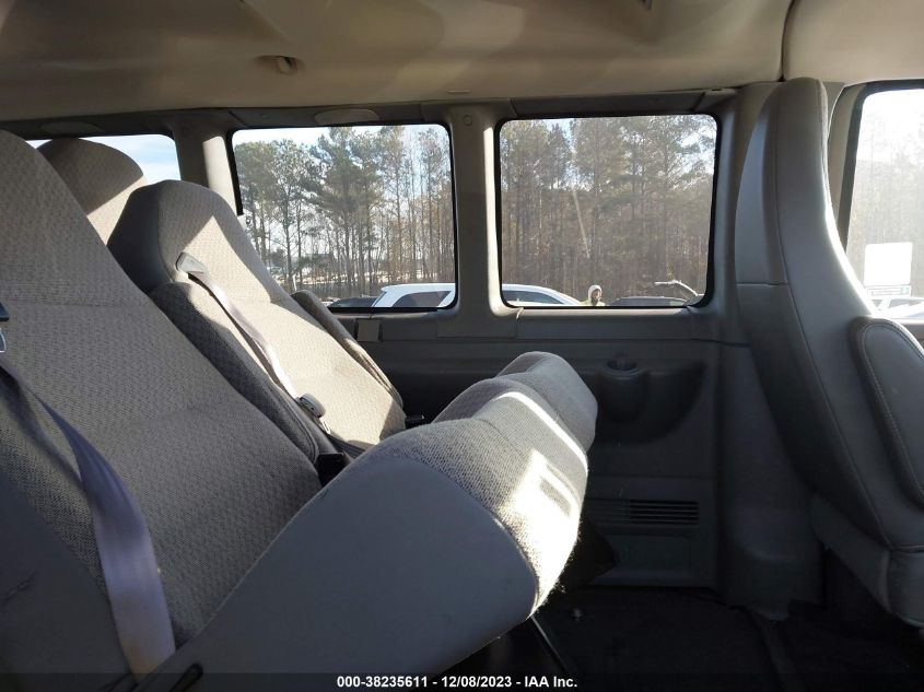 2015 CHEVROLET EXPRESS 2500 LT 1GBWGRFFXF1118876