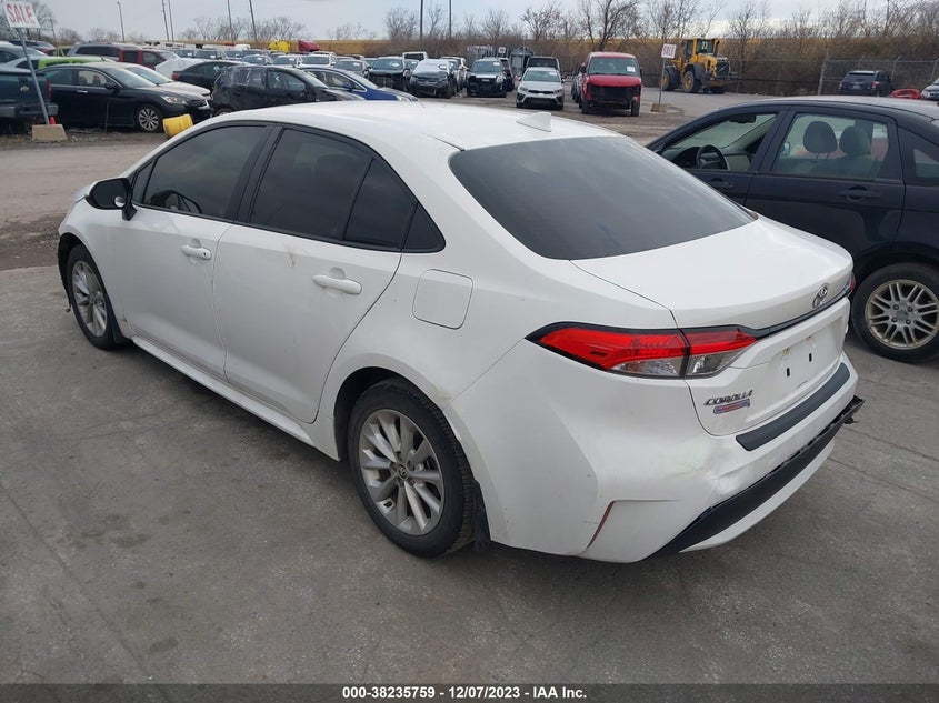 VIN 5YFVPRAE2LP102068 2020 TOYOTA COROLLA LE