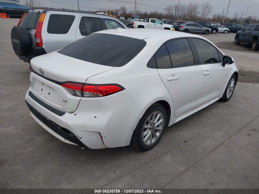 VIN 5YFVPRAE2LP102068 2020 TOYOTA COROLLA LE