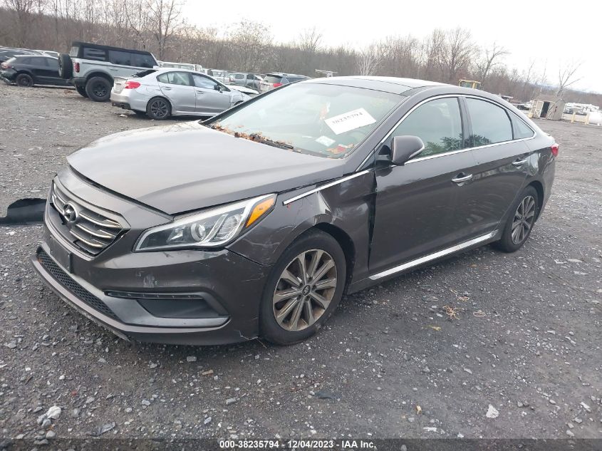 2016 HYUNDAI SONATA LIMITED - 5NPE34AF4GH414581