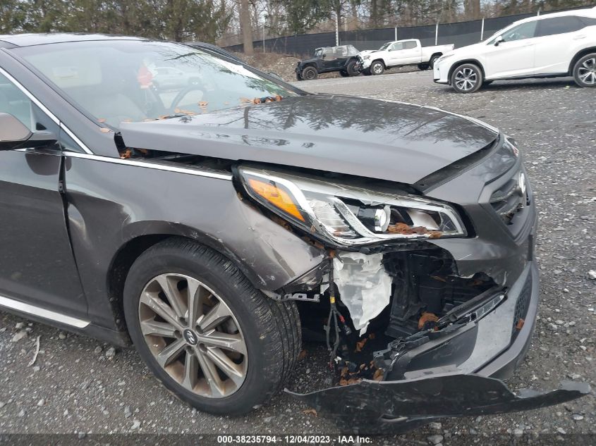 2016 HYUNDAI SONATA LIMITED - 5NPE34AF4GH414581