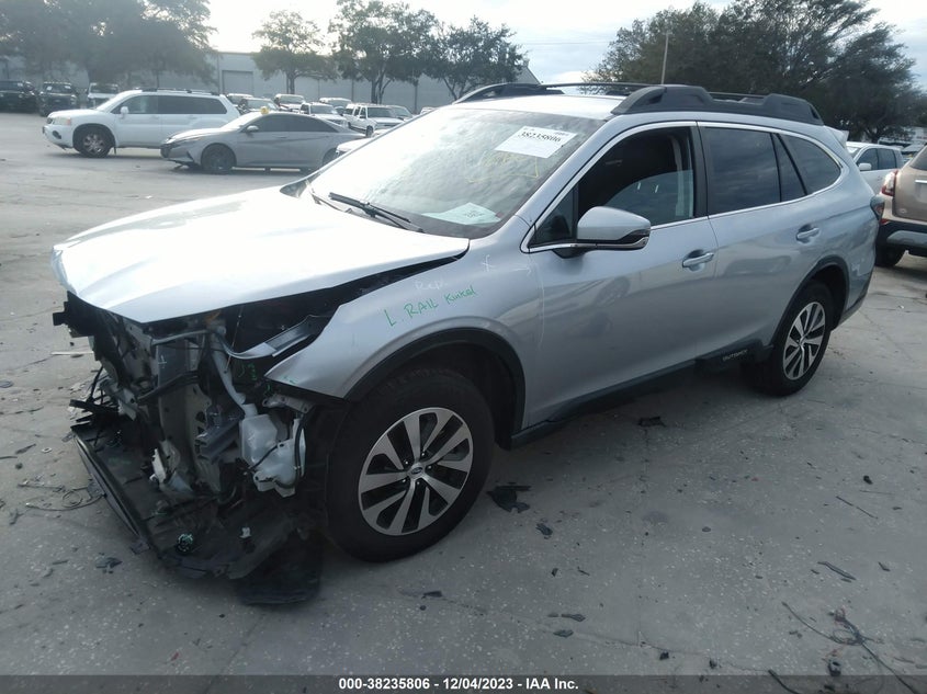 VIN 4S4BTADCXN3124627 2022 SUBARU OUTBACK PREMIUM