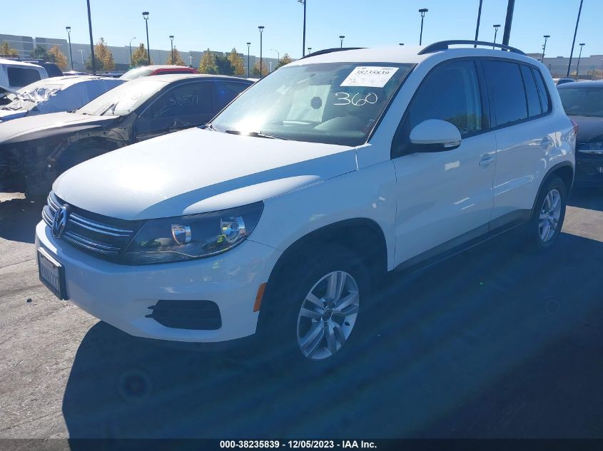 2015 VOLKSWAGEN TIGUAN S - WVGAV7AX7FW592914