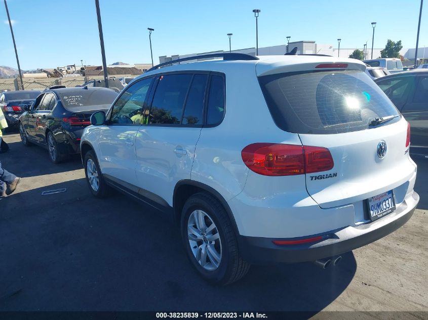 2015 VOLKSWAGEN TIGUAN S - WVGAV7AX7FW592914