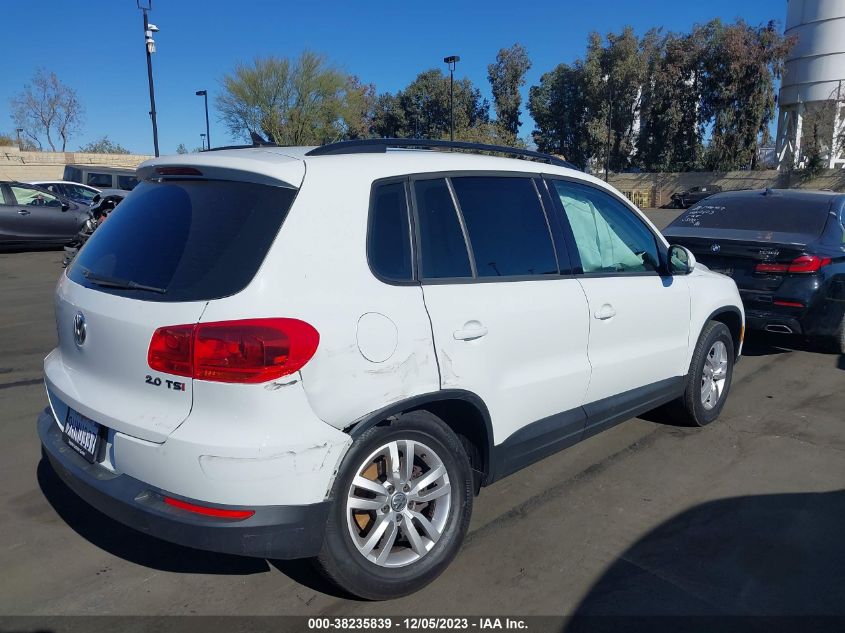 2015 VOLKSWAGEN TIGUAN S - WVGAV7AX7FW592914