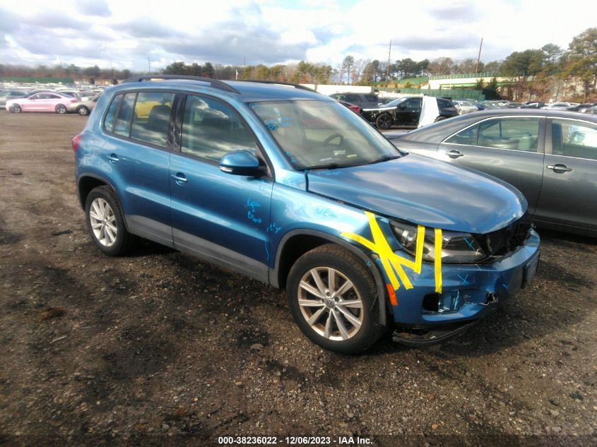 2017 VOLKSWAGEN TIGUAN 2.0T/2.0T S - WVGBV7AX1HK042302